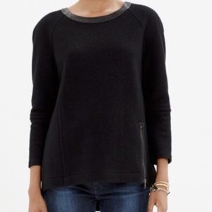 MADEWELL Wool Black pullover Sweater size small